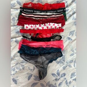 Victoria’s Secret & La Senza Lace Underwear Bundle – 9 –Mixed Styles & Colors
